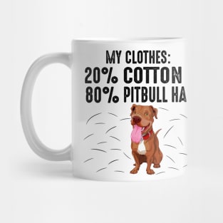 My Clothes: 20% Cotton 80% Pitbull Hair Mug